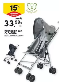 Oferta de Cadeira Rua C/ Capota por 33,99€ em Continente