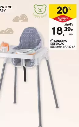 Oferta de Cadeira Refeição por 18,39€ em Continente