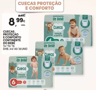 Oferta de Continente - Cueca por 8,99€ em Continente