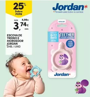 Oferta de Jordan - Escova De Treino E Mordedor por 3,74€ em Continente