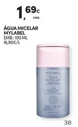 Oferta de Mylabel - Água Micelar por 1,69€ em Continente