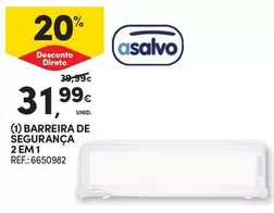 Oferta de Asalvo - Barreira De Seguranca 2 Em 1 por 31,99€ em Continente