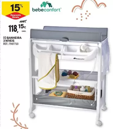 Oferta de Bébé Confort - Banheira 3 Nivels por 118,15€ em Continente