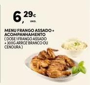 Oferta de Menu Frango Assado+ Acompanhamento por 6,29€ em Continente