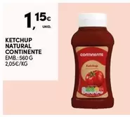 Oferta de Continente - Ketchup Natural por 1,15€ em Continente