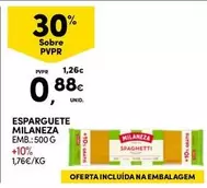 Oferta de Milaneza - Esparguete por 0,88€ em Continente