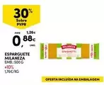 Oferta de Milaneza - Esparguete por 0,88€ em Continente