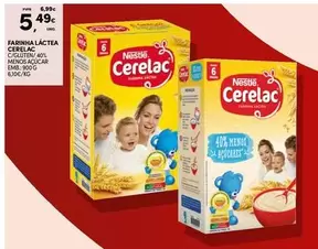 Oferta de A+ - Farinha Lactea Cerelac por 5,49€ em Continente