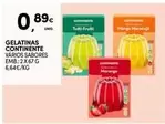 Oferta de Continente - Gelatinas por 0,89€ em Continente