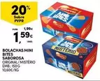 Oferta de Saborosa - Bolachas Mini Bites por 1,59€ em Continente