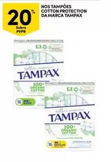 Oferta de Tampax -  Nos Tampões Cotton Protection Da Marcaem Continente