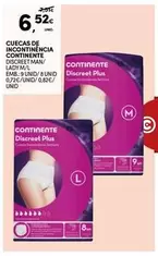 Oferta de Continente - Cuecas De Incontinencia por 6,52€ em Continente