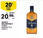 Oferta de Ballantine's - Whisky por 20,99€ em Continente