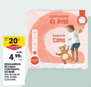 Oferta de Continente - Resguardos De Cama por 4,99€ em Continente