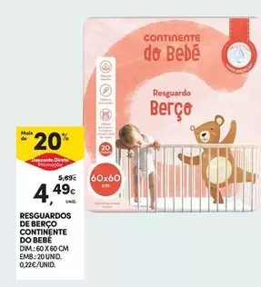 Oferta de Continente - Resguardos De Berco  Do Bebe por 4,49€ em Continente