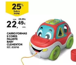 Oferta de Carro Formas E Cores Falante Baby por 22,49€ em Continente