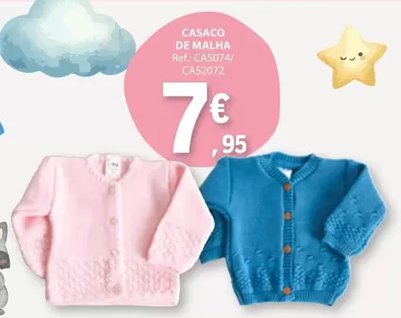 Oferta de Casaco De Malha por 7,95€ em E.Leclerc