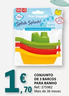 Oferta de Conjunto De 3 Barcos Para Banho por 1,7€ em E.Leclerc