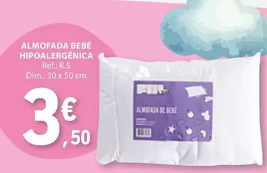 Oferta de Dim - Almofada Bebé Hipoalergénica por 3,5€ em E.Leclerc