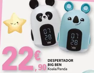 Oferta de Despertador por 22,9€ em E.Leclerc