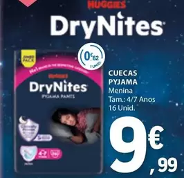 Oferta de Huggies - Cuecas por 9,99€ em E.Leclerc