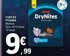 Oferta de DryNites - Cuecas por 9,99€ em E.Leclerc