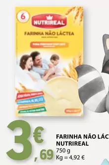 Oferta de Farinha Nao Lac Nutrireal por 3,69€ em E.Leclerc