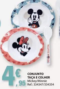 Oferta de Conjunto Taça E Colher por 4,95€ em E.Leclerc