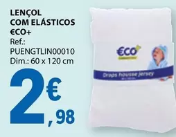 Oferta de Lençol Com Elásticos por 2,98€ em E.Leclerc