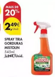 Oferta de Mistolin - Spray Tira Gorduras por 2,49€ em Pingo Doce