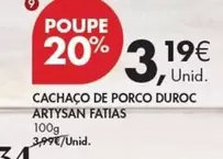 Oferta de Cachaco De Porco Duroc por 3,19€ em Pingo Doce