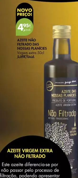 Oferta de Portugal - Azeite Nino Fitrado Das Nossas Plankies por 4,95€ em Pingo Doce