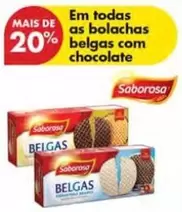 Oferta de Saborosa - Em Todas As Bolachas Belgas Com Chocolateem Pingo Doce