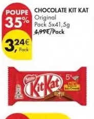 Oferta de Kit Kat - Chocolate por 3,24€ em Pingo Doce