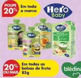 Oferta de Hero - Em Todas As Bolsas De Frutaem Pingo Doce