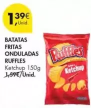 Oferta de Ruffles - Batatas Fritas Onduladas por 1,39€ em Pingo Doce