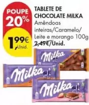 Oferta de Milka - Tablete De Chocolate por 1,99€ em Pingo Doce