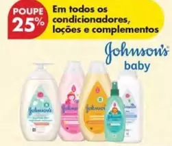 Oferta de Johnson's Baby - Em Todos Os Condicionadores, Loções E Complementosem Pingo Doce