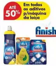 Oferta de Finish - Em Todos Os Aditivos P/Máquina Da Loicaem Pingo Doce