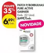 Oferta de Garnier - Patch P/ Borbulhas Pure Active por 6,49€ em Pingo Doce