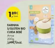 Oferta de Bio - Farinha S/Gluten Bio Cuida Bebe por 1,89€ em Pingo Doce