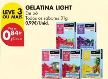 Oferta de Gelatina por 0,84€ em Pingo Doce