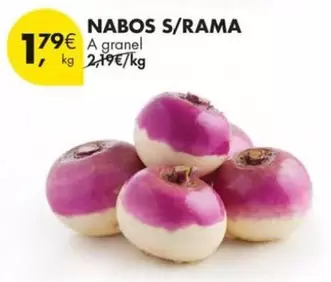 Oferta de A+ - Nabos S/rama por 1,79€ em Pingo Doce