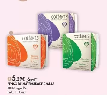 Oferta de Penso De Maternidade C/abas por 5,29€ em Pingo Doce