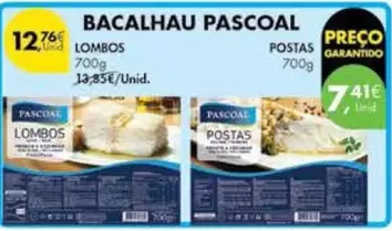 Oferta de Pascoal - Bacalhau por 12,76€ em Pingo Doce