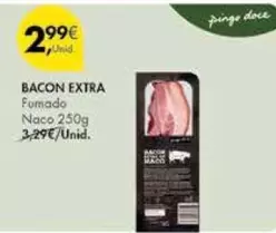 Oferta de Bacon Extra por 2,99€ em Pingo Doce