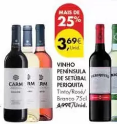 Oferta de Periquita - Vinho Peninsula De Setubal por 3,69€ em Pingo Doce