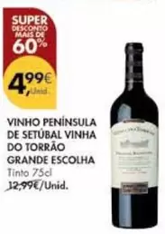 Oferta de Vinho Peninsula De Setubal Vinha Do Torrao por 4,99€ em Pingo Doce