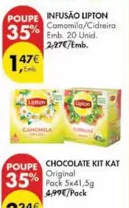 Oferta de Lipton - Infuso por 1,47€ em Pingo Doce