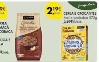 Oferta de Cereais Crocantes por 2,19€ em Pingo Doce